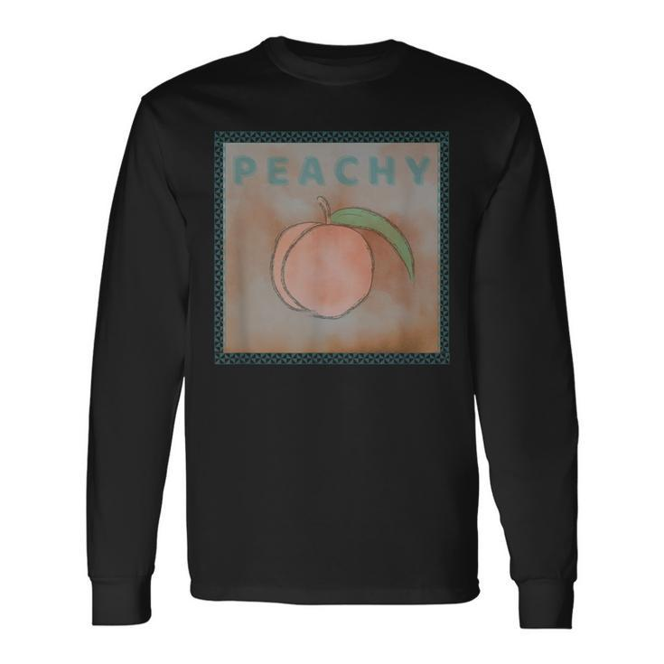 Just Peachy Southern Georgia Vintage Look Graphic Long Sleeve T-Shirt Gifts ideas