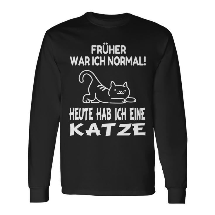 Katzen Sprüche Katze Papa Katzen Langarmshirts Geschenkideen