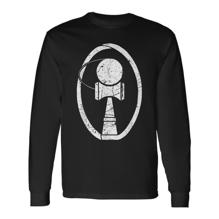 Kendama In A Circle Spirit Of Kendama Langarmshirts Geschenkideen