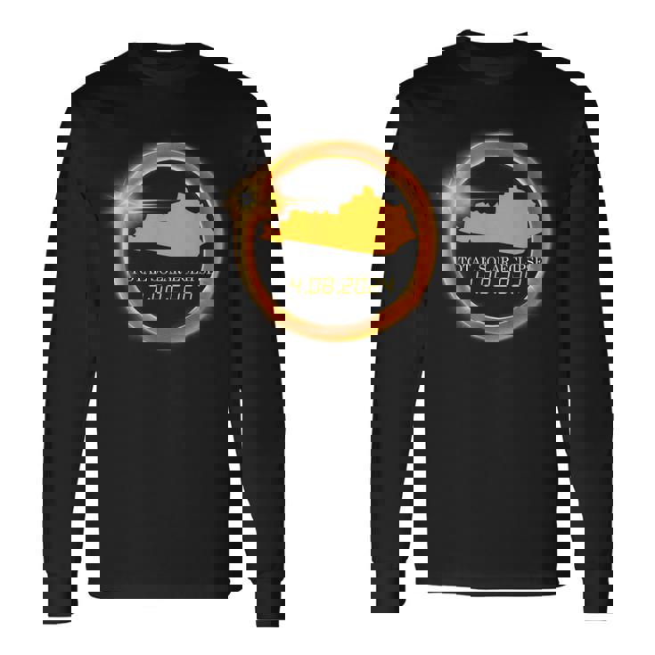 Kentucky April 8 Total Solar Eclipse 2024 Usa Map Totality Long Sleeve T-Shirt Gifts ideas Kentucky April 8 Total Solar Eclipse 2024 Usa Map Totality Long Sleeve T-Shirt Gifts ideas