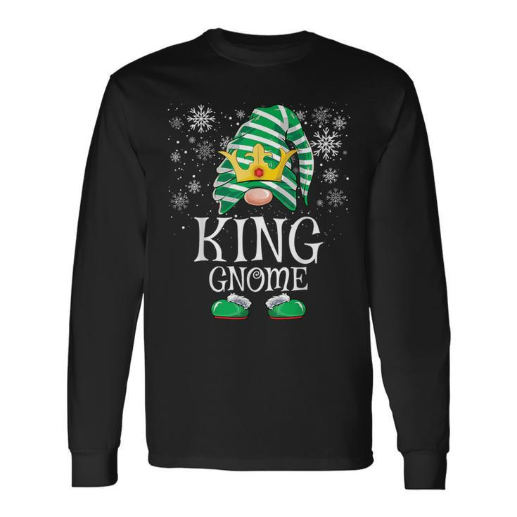 King Gnome Matching Family Gnomes Christmas Long Sleeve T-Shirt