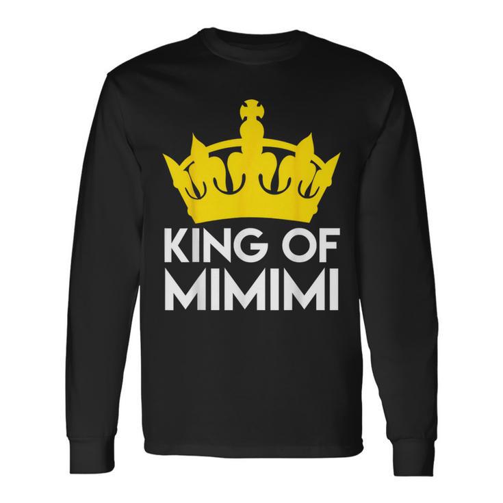 King Of Mimimi Statement Ironie Slogan Langarmshirts Geschenkideen