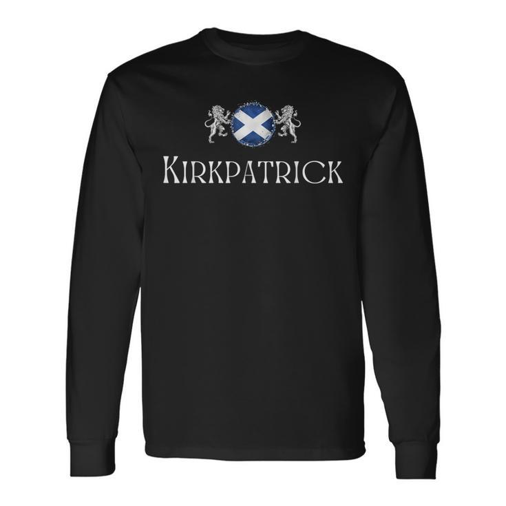 Kirkpatrick Clan Scottish Family Name Scotland Heraldry Long Sleeve T-Shirt