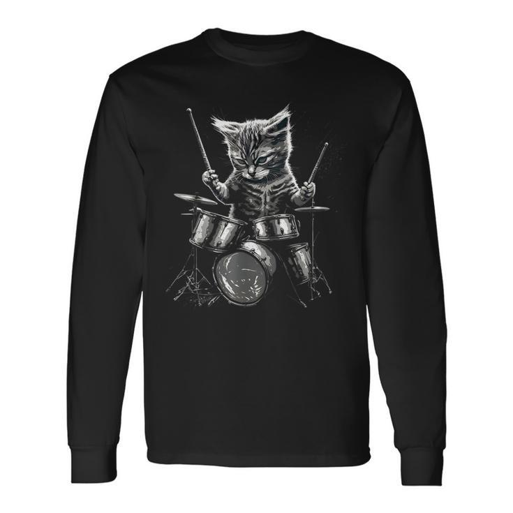 Kitty Drums Classic Long Sleeve T-Shirt
