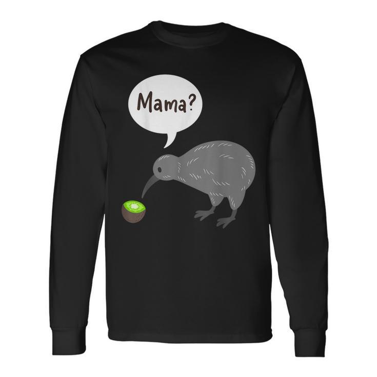 Kiwi Bird Kiwi Fruit New Zealand Langarmshirts Geschenkideen