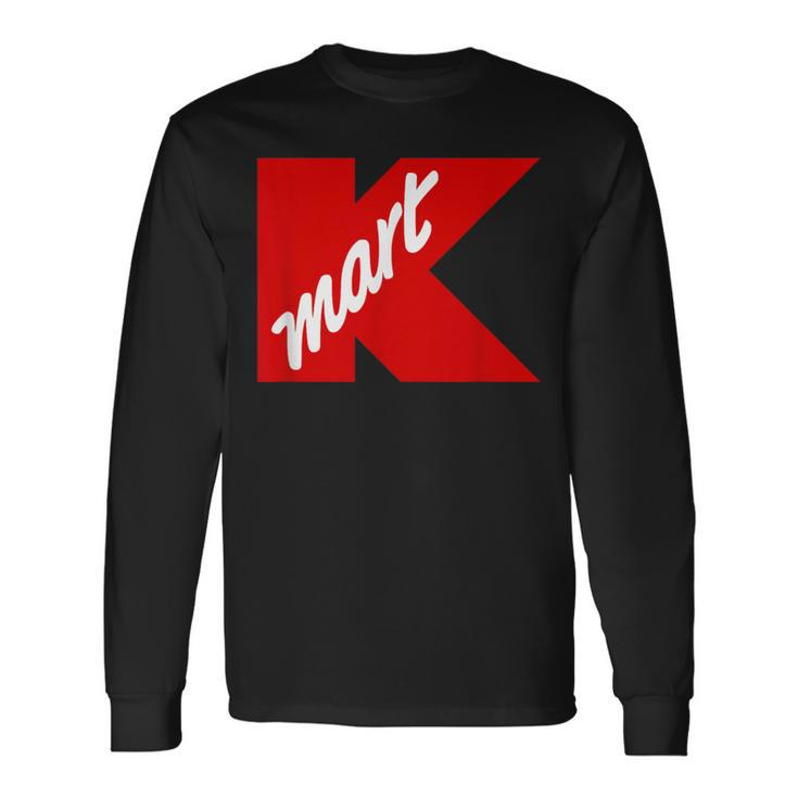Kmart Department Vintage Retro K-Mart Long Sleeve T-Shirt
