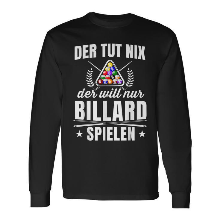 Kö Carambolage Billiard Cue Langarmshirts Geschenkideen