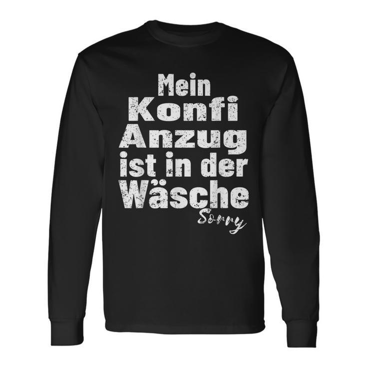 Konfirmanden Konfi Suit In Der Wäsche Confirmation Langarmshirts Geschenkideen