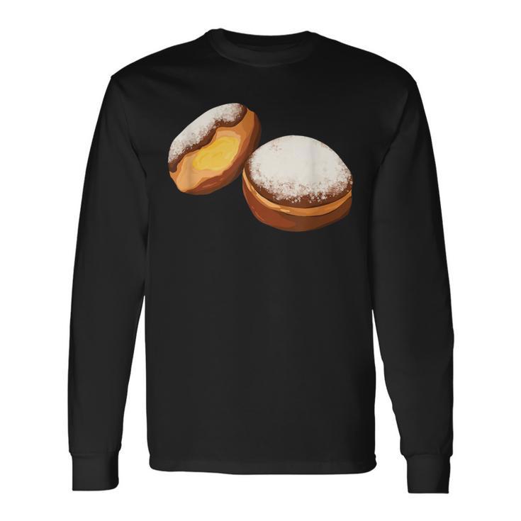 Krapfen Faschingskrapfen Berlin Pancakes Langarmshirts Geschenkideen