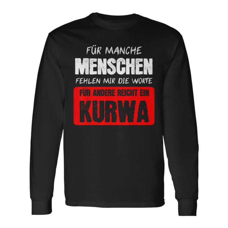 Kurwa Poland Pole Warsaw Langarmshirts Geschenkideen