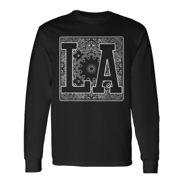 La Bandana T City Of Los Angeles Long Sleeve T-Shirt