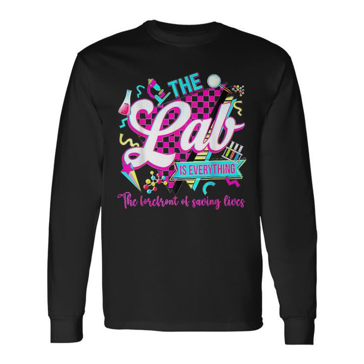 The Lab Is Everything Lab Week 2024 Medical Science Women Long Sleeve T-Shirt