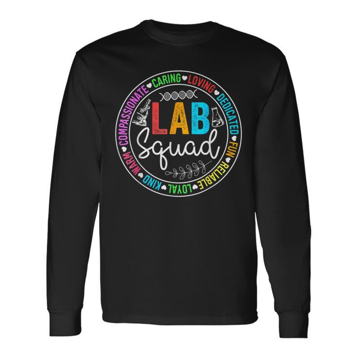 Lab Squad Lab Week 2024 Medical Laboratory Technician Long Sleeve T-Shirt Gifts ideas