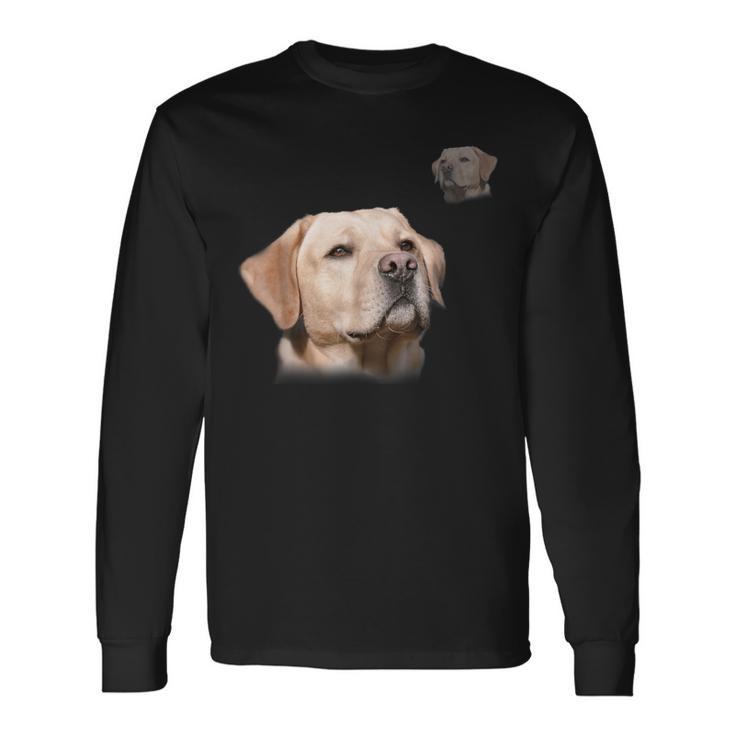 Labrador School Photo T Yellow Lab Long Sleeve T-Shirt