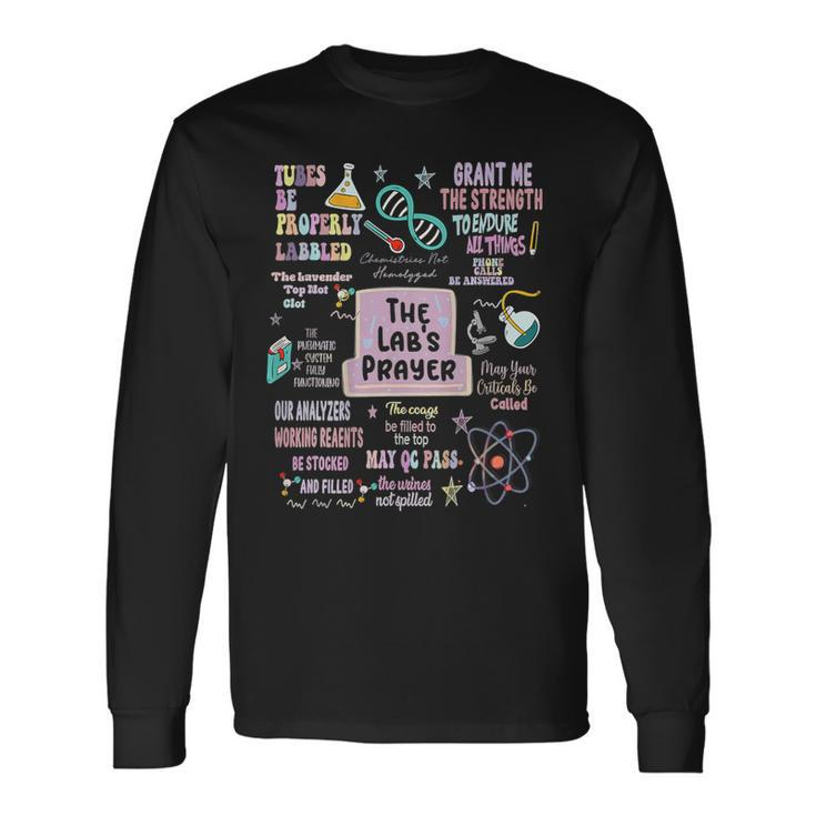 The Lab's Prayer Medical Laboratory Scientist Lab Week 2024 Long Sleeve T-Shirt Gifts ideas