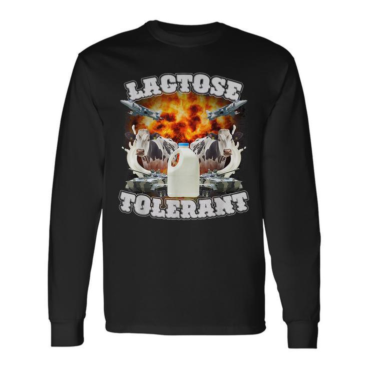 Lactose Tolerant Trending Meme Long Sleeve T-Shirt