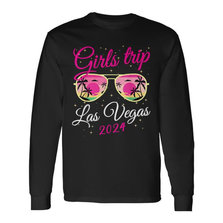 Las Vegas Girls Trip 2024 Girls Weekend Party Friend Match Long Sleeve T-Shirt Gifts ideas