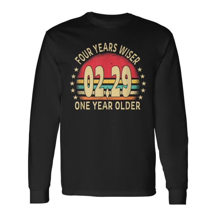 Leap Year Birthday February 29Th 2024 Long Sleeve T-Shirt