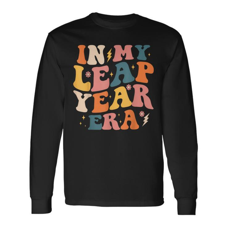 In My Leap Year Era Leap Year 2024 Birthday Retro Long Sleeve T-Shirt