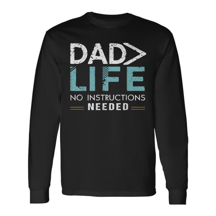Legendary Awesome Dad Family Father's Day Long Sleeve T-Shirt