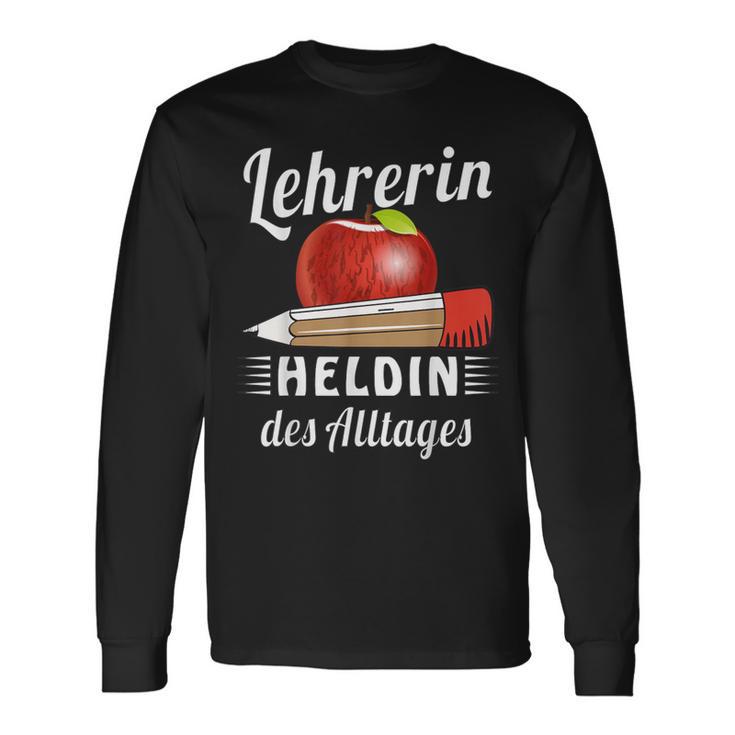 Lehrerin Des Alltages Black Langarmshirts Geschenkideen