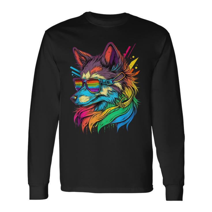Lesbian Lgbt Gay Pride Wolf Long Sleeve T-Shirt Gifts ideas