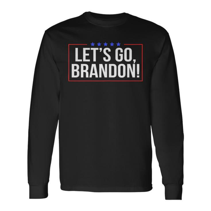 Let's Go Brandon Conservative Anti Liberal Pocket Long Sleeve T-Shirt