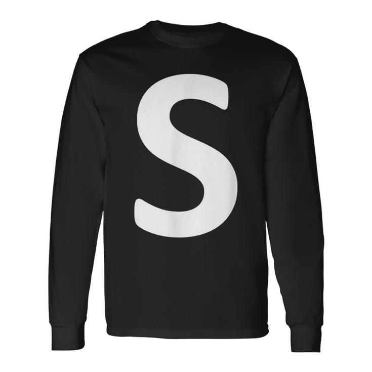 Letter S Langarmshirts Geschenkideen