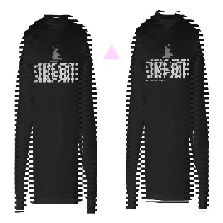 Lgbt Rights Silence Death Vintage Month Lgbt Pride Long Sleeve T-Shirt