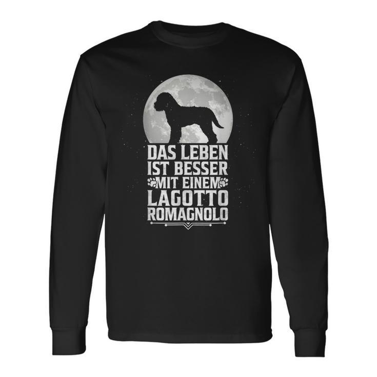 Life Is Better With Lagotto Romagnolo Truffle Dog Owner Langarmshirts Geschenkideen