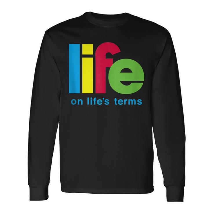 Life On Life's Terms Aa Na Sobriety Recovery Long Sleeve T-Shirt