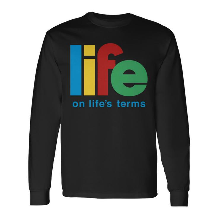 Life On Life's Terms Sobriety Recovery Aa Na Long Sleeve T-Shirt