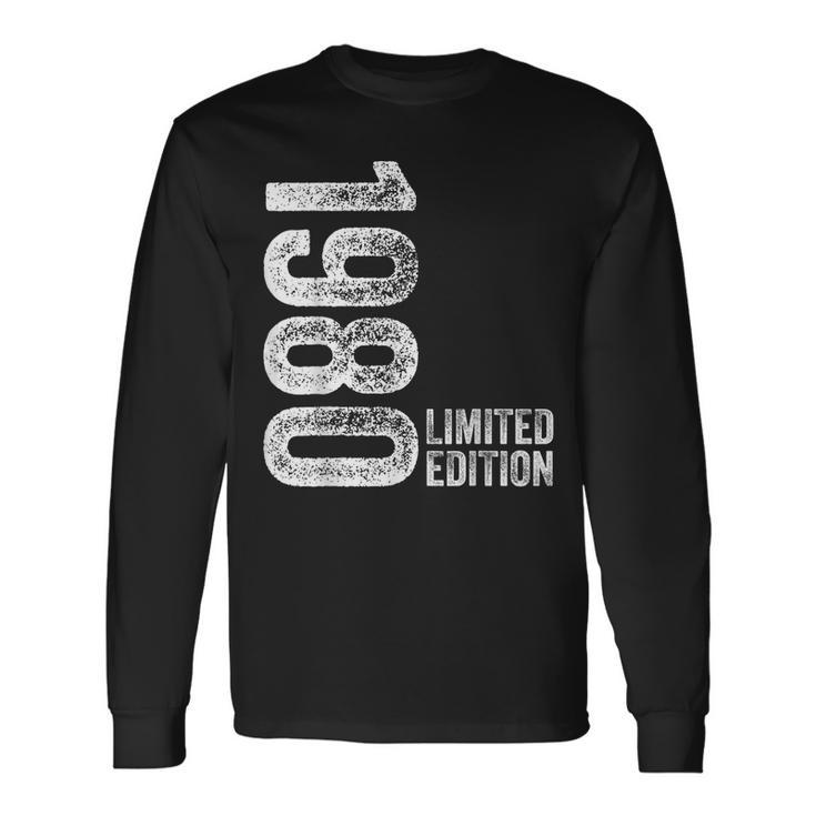 Limited Edition 1980 Boy 44 Years Vintage 44Th Birthday Long Sleeve T-Shirt Gifts ideas