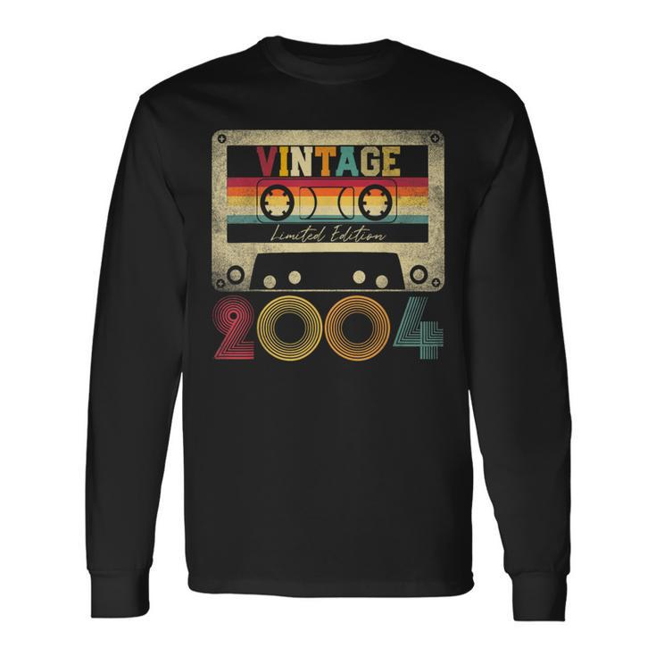 Limited Edition 2004 18Th Birthday Vintage 18 Years Old Long Sleeve T-Shirt Gifts ideas