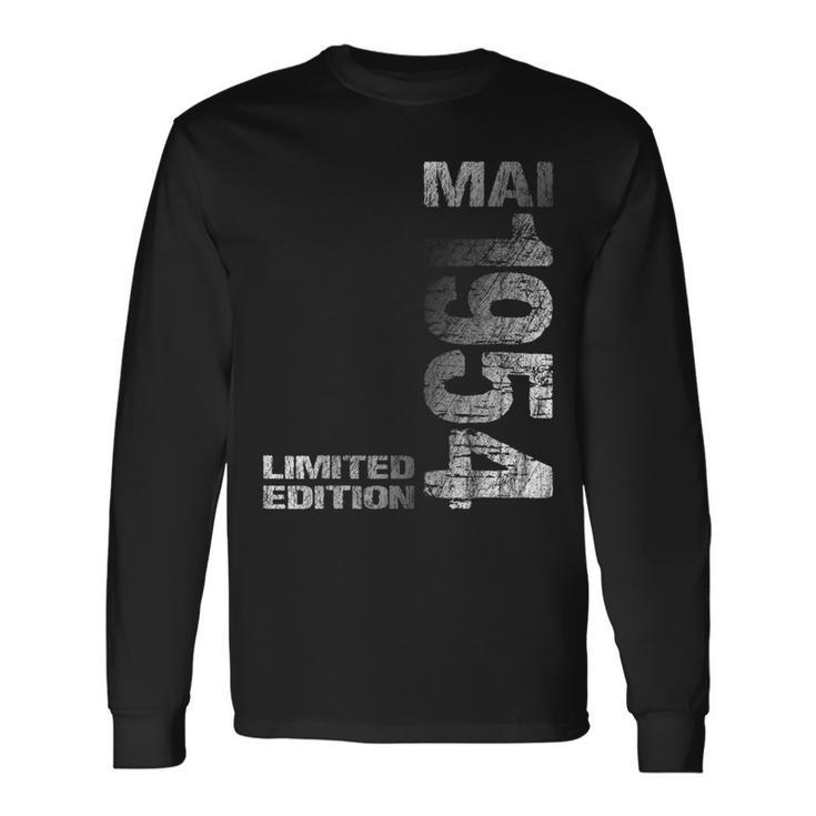 Limited Edition Mai 1954 Mann Frau 70 Geburtstag Langarmshirts Geschenkideen