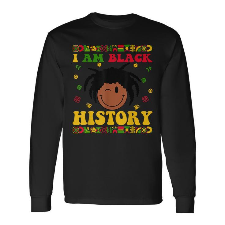 Little Mister Black History Month Boy Kid African Toddlers Long Sleeve T-Shirt