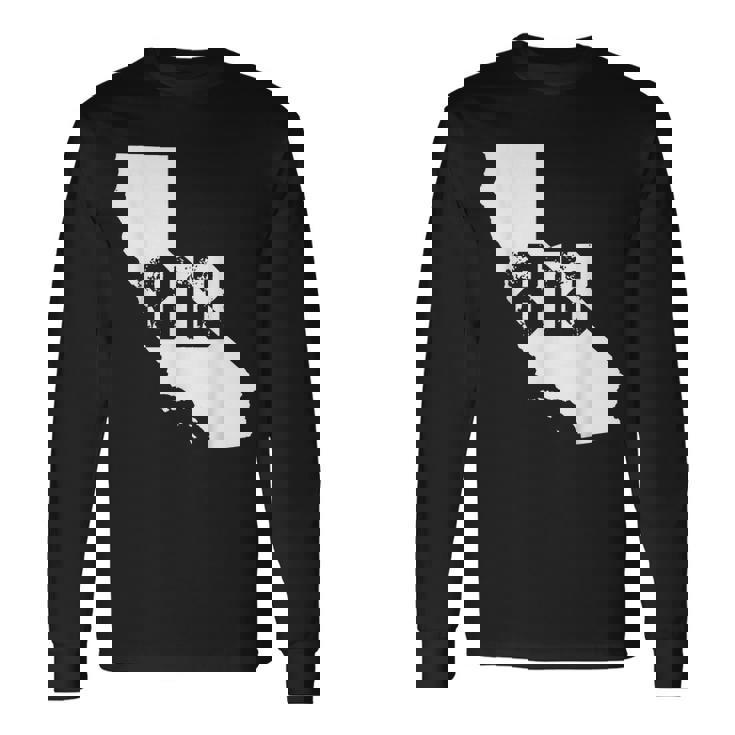 Los Angeles California 818 Area Code Sweatshirt - Monsterry