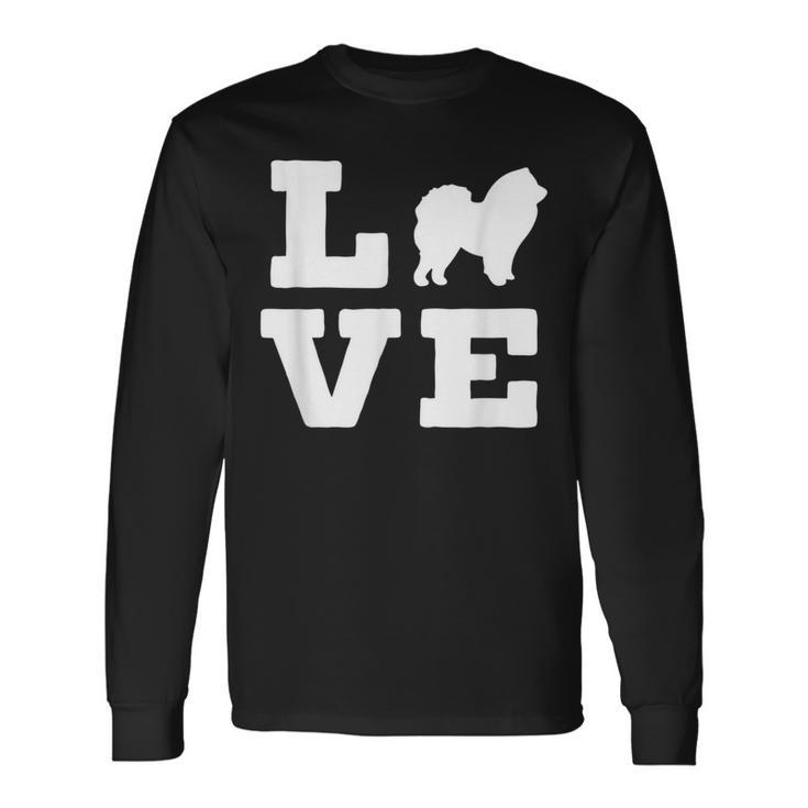 I Love My Chow Chow Cute Animal Lover Dog Long Sleeve T-Shirt Gifts ideas