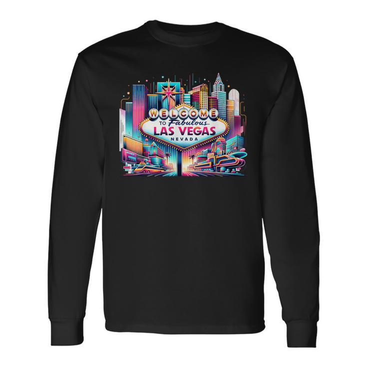 Love Las Vegas Baby For Holidays In Las Vegas Souvenir Long Sleeve T-Shirt