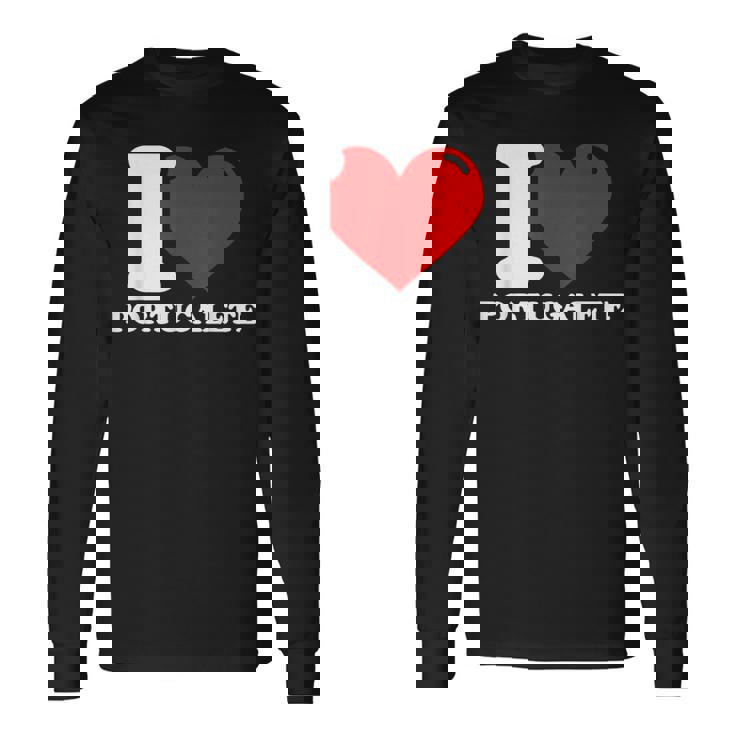I Love Portugalete Camiseta de manga larga