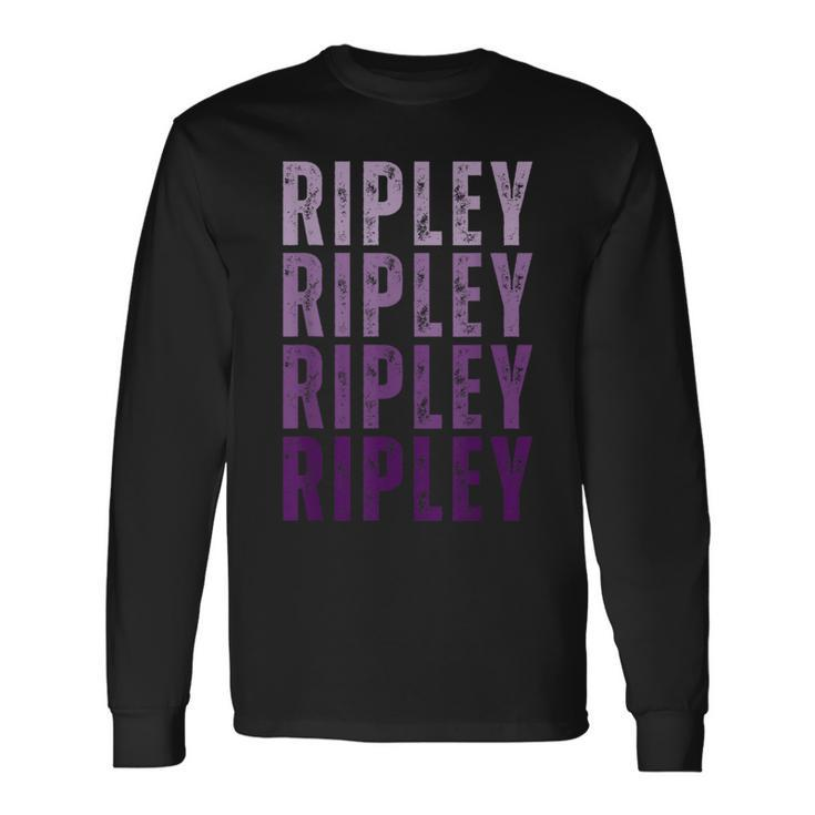 I Love Ripley Personalized Name Ripley Vintage Long Sleeve T-Shirt
