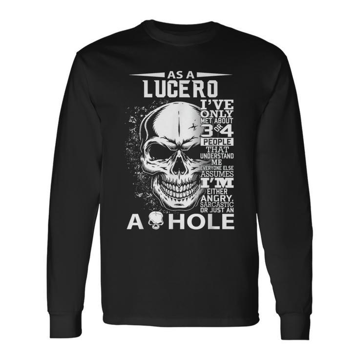 Lucero Definition Personalized Custom Name Loving Kind Long Sleeve T-Shirt