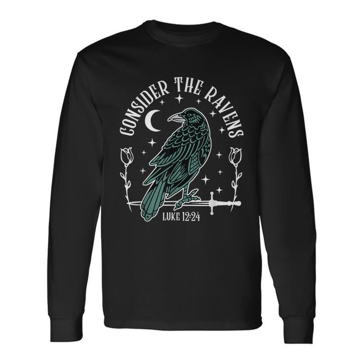 Luke Consider The Raven Long Sleeve T-Shirt