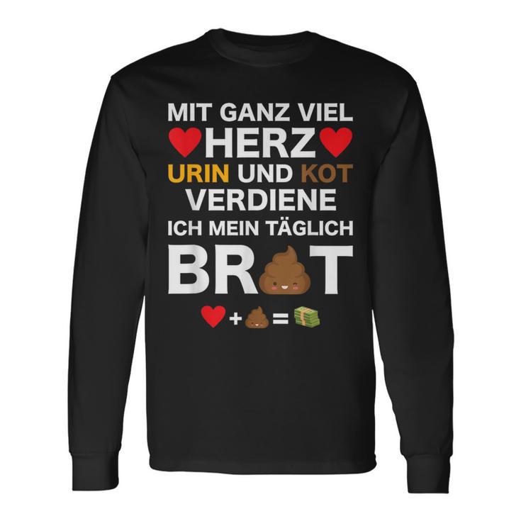 Lustiges Pflegekraft Altenpfleger Krankenschwester Langarmshirts Geschenkideen