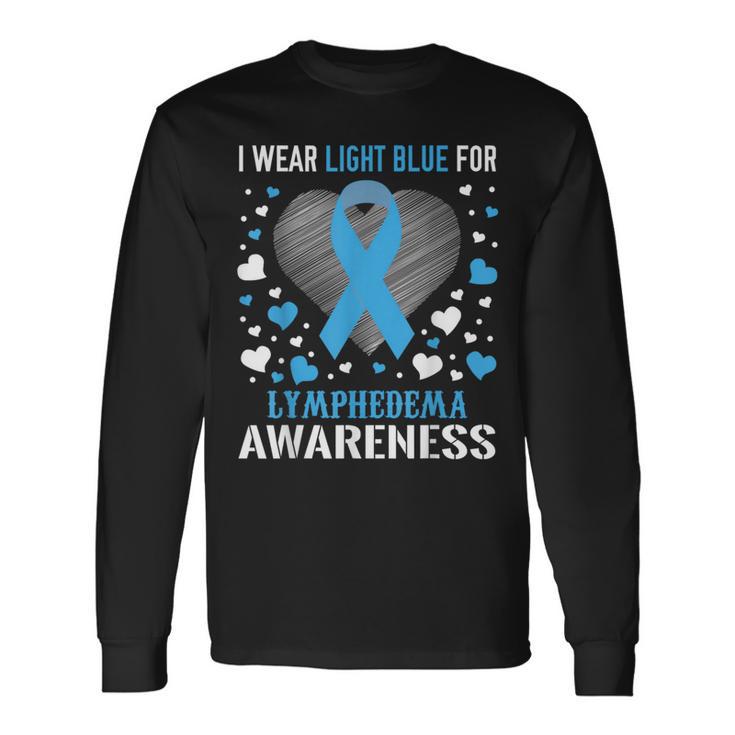 Lymphedema Awareness Ribbon T Long Sleeve T-Shirt