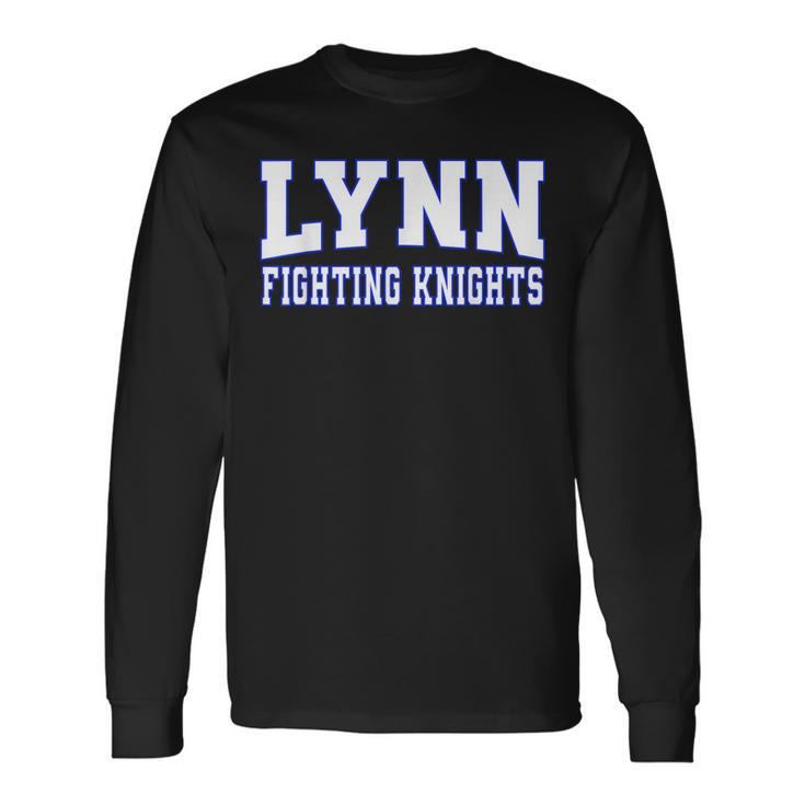 Lynn University Fighting Knights_Wht-01 Long Sleeve T-Shirt