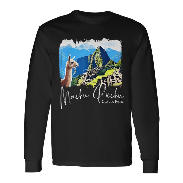 Machu Picchu Langarmshirts Geschenkideen