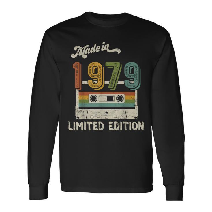 Made In 1979 Limited Edition Vintage 45Th Birthday Long Sleeve T-Shirt