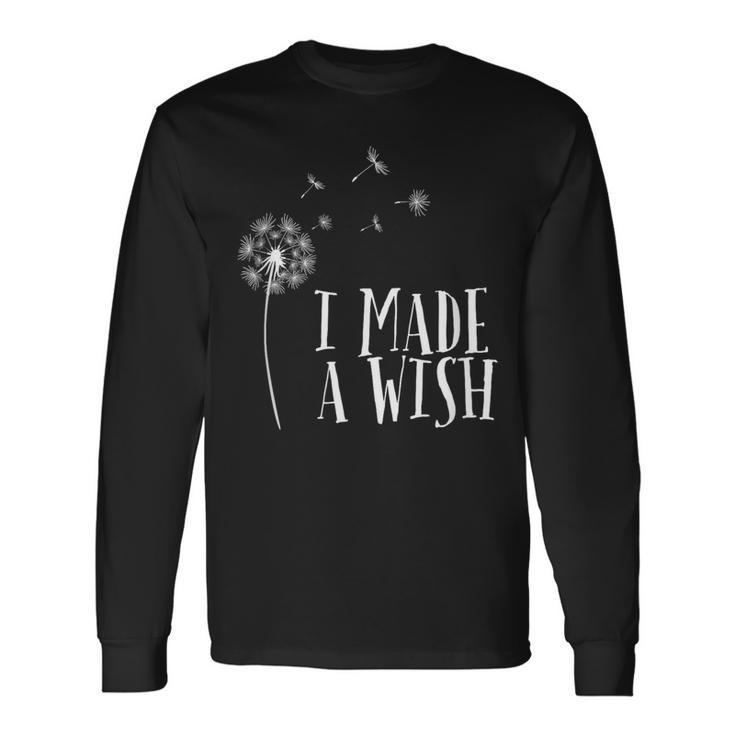 I Made A Wish Mommy And Me Long Sleeve T-Shirt