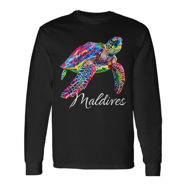 Maldives Diver Maldives Souvenir Diver Langarmshirts Geschenkideen